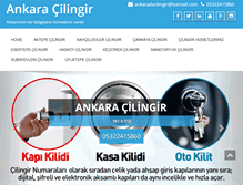 Tablet Screenshot of ankaradacilingir.com